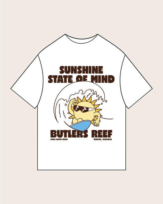 Kids Sunshine State of Mind T-Shirt - White